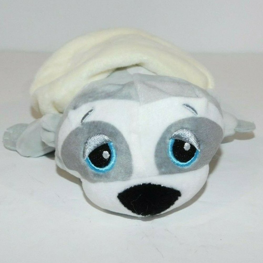 Cutetitos 8" Plush Grey Sloth w Tortilla Burrito Stuffed Toy
